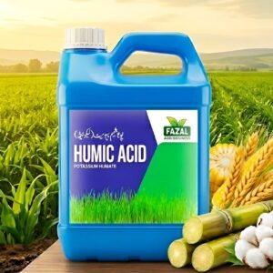 Fazal Agribusiness Humic Acid (Potassium Humate) Liquid – Premium Soil Conditioner & Plant Growth Enhancer/4 ltr