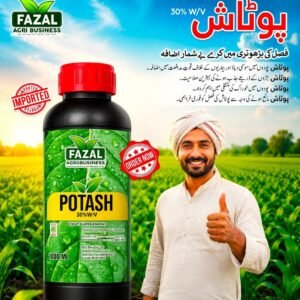 Fazal Agri Business Potash 30% W/V Liquid Crop Supplement – 1000ml | High Potassium Fertilizer for Better Yield & Fruit Quality