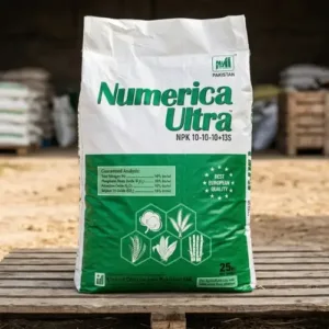 Numerica Ultra NPK Fertilizer 10-10-10+13S 25kg Bag